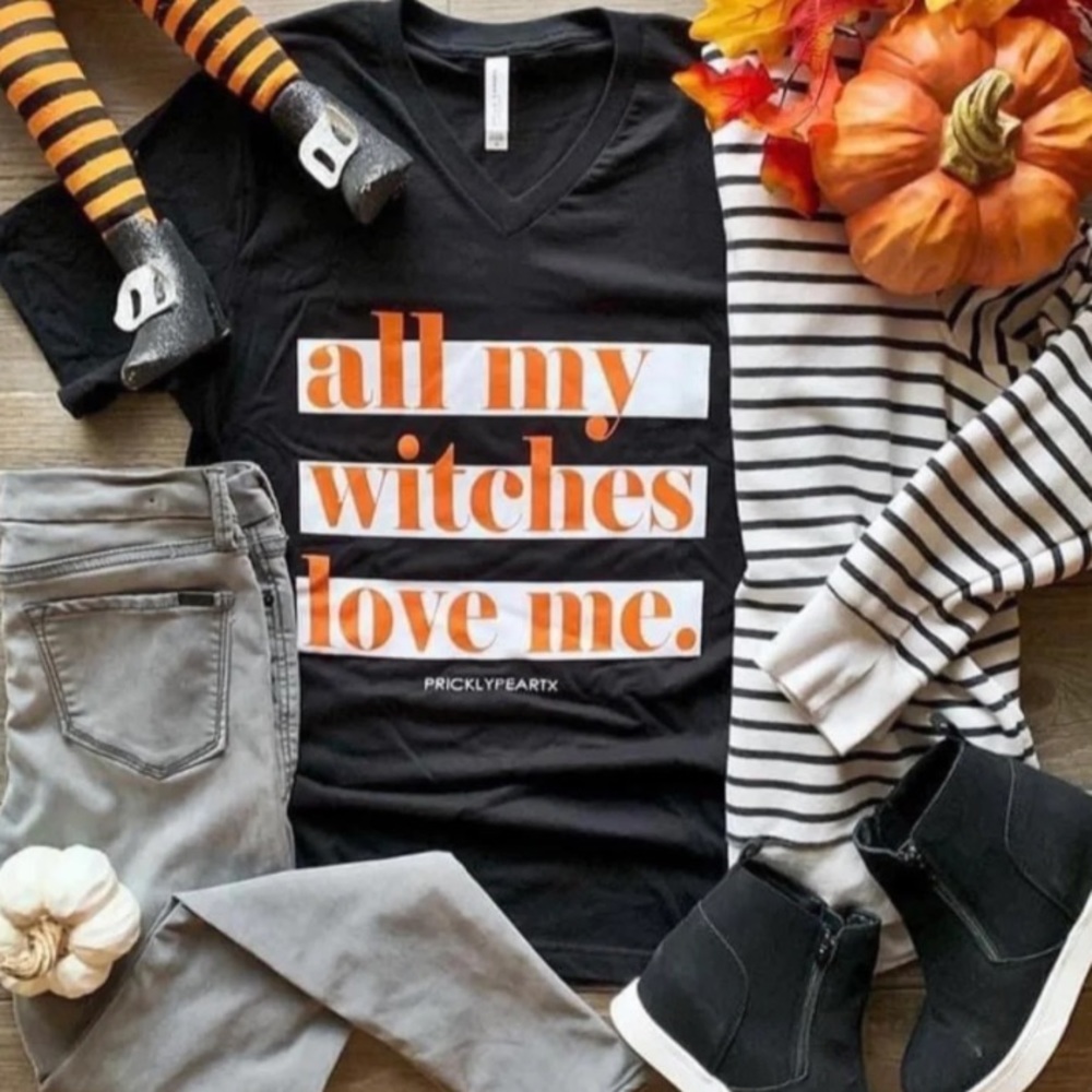 TULTEX Fall All My Witches Love Me Plus T-Shirt XL
